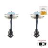 EDP1694-1 2 Pieces Front Door Hinge Brake Stop Check Assy Limiter Strap for Hyundai I10 Grand I10 MK2 II IA BA 2013-2022 79380B4000 79390B4000