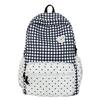 Schoolbag wholesale small fresh plaid lace backpack daily versatile large capacity going out commuting student schoolbag backpack