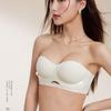 Seamless Strapless Half Cup Bra for Small Busts - Enhances and Prevents Sagging
