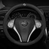 lfcsw2 Car Steering Wheel Cover Nissan Qashqai Juke X-Trail Patrol Note Leaf Altima Maxima Micra Murano Rogue Pulsar Sentra Teana Tiida