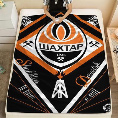 FC Shakhtar Donetsk Print FlAannel Blanket, High Quality Comfortable for All Seasons, Home Decor, Warmth and Comfort