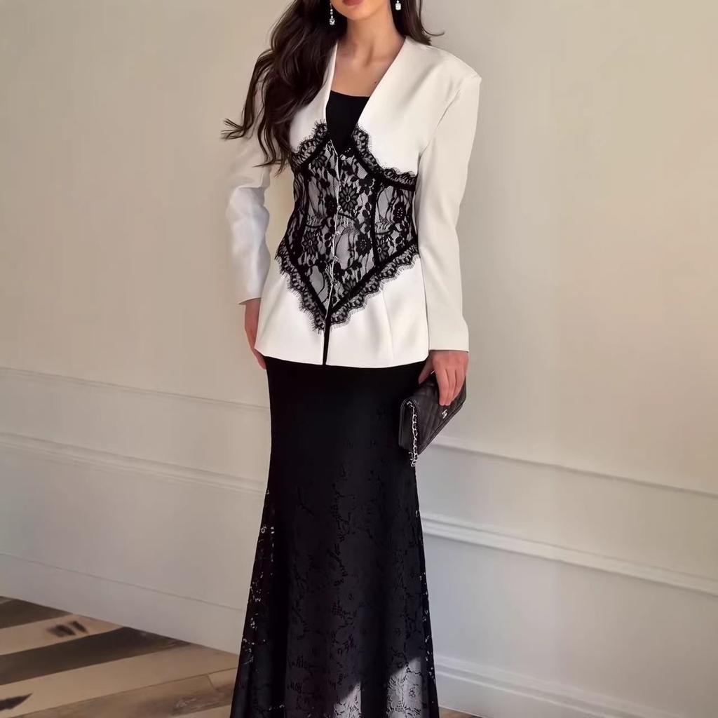 Cross-border European and American women's clothing Amazon sexy new casual V-neck long-sleeved top fashion hip-wrapped dress