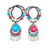 Bohemian Tibetan Ethnic Headwear Necklace: Women's Retro Forehead Ornament and Exotic Accessories.