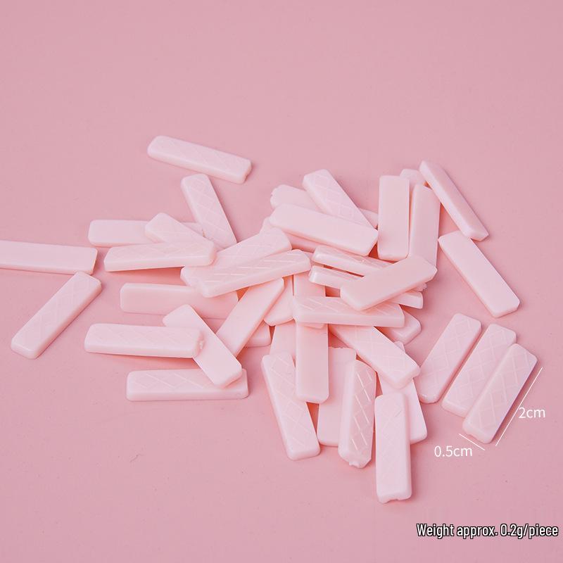 

Colorful Wafer Biscuits and Cheese Sticks for DIY Cake and Phone Case Decorations розовый