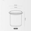 MHW-3BOMBER 58mm Coffee Dosing Cup, Espresso Dosing Cup, Dosing Ring, Coffee Grounds Receptacle, Stainless Steel Dosing Funnel (Black) DC5615B-OS