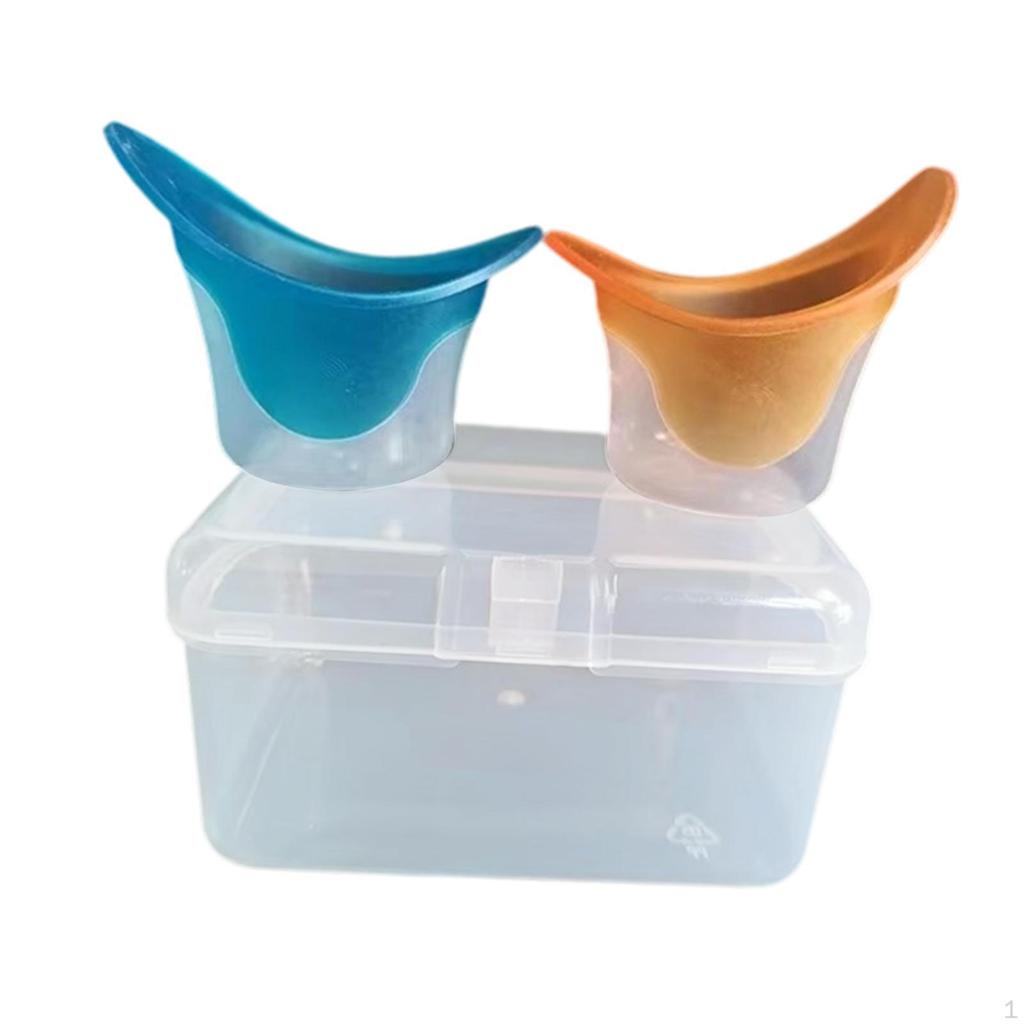 2 Pieces Eye Wash Cups Cleaning Portable Bath Keep Your Eyes Clean Measuring Cup Rinse