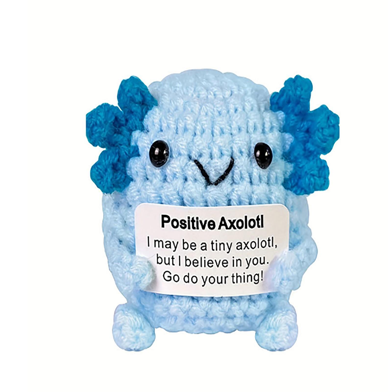 

Кукла Pocket Hug Happy, креативная вязаная шерстяная кукла, подарок на смелость, подарок на скорейшее выздоровление, связанная вручную кукла с позитивной энергией One Size