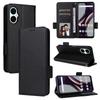 BLU G53 Leather Case: Flip Cover with Card Slot, Lanyard, and Lychee Pattern.