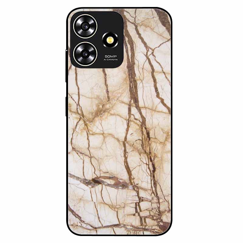 

For ZTE Blade A73 4G Case 6.6 Para Silicone Soft Cool Print Marble Phone Cover for ZTE BladeA73 A 73 4G Shockproof TPU Bags -ZTE Blade A73 4G