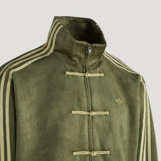 Adidas Originals CTT Chinesische Trainingsjacke Freizeitjacke KT3847 Unisex Grün