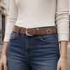 Rivet Metal Buckle Belts Star Pu Leather Waistband Fashion Retro Jeans Belt  Women
