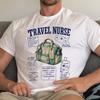 Funny Travel Nurse Shirt - Retro Healthcare Careers Gift - Sarcastic Travel Nurse Clothing