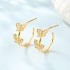 S925 Sterling Silver Butterfly Stud Earrings | Women's High-End Niche Design Jewelry