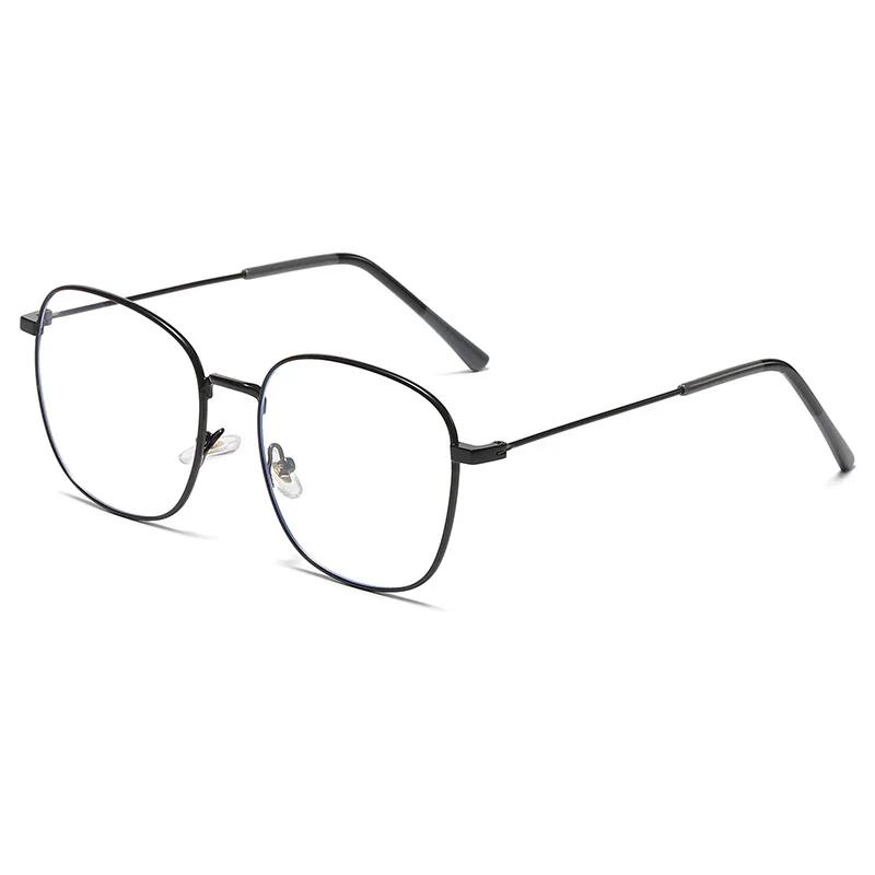 Anti Blue Light Myopia Glasses 0 To -4 0 Reading Glasses Women Large Frame Unisex Clear Prescription Eyewear