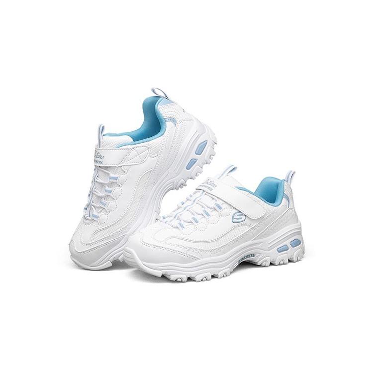 Skechers D'lites 1.0 Low-Running Shoes -KIDS White Kids' 664180L-WHT