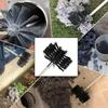 200mm Chimney Brush Rotary Dryer Vent Cleaning Brush Bristle Head  Rod For Chimney Dryer Pipe Fireplace Inner Wall Cleaning Tool