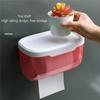 Toalettpapirholder Tissue Box Vanntett Mobiltelefon Oppbevaring Toalettpapir Oppbevaringsstativ Bad