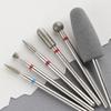 6pcs Nail Grinding Head Nail Tools Nail Files Drill Cuticle Polishing Bit Nail Grinding Head Manicure Set for Removing Nails Gel