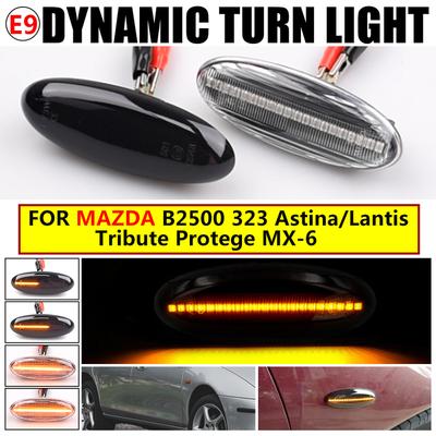 1 Pair Side Fender Marker Lamp Repeater Turn Signal Light For MAZDA 323 626 MPV Premacy Protege MX-6 Tribute For Ranger South