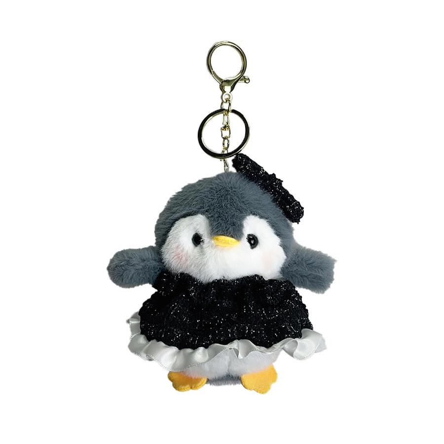 Pinguin Plüsch Schlüsselanhänger mit kurzem Plüsch für Geschenke und Sammlung