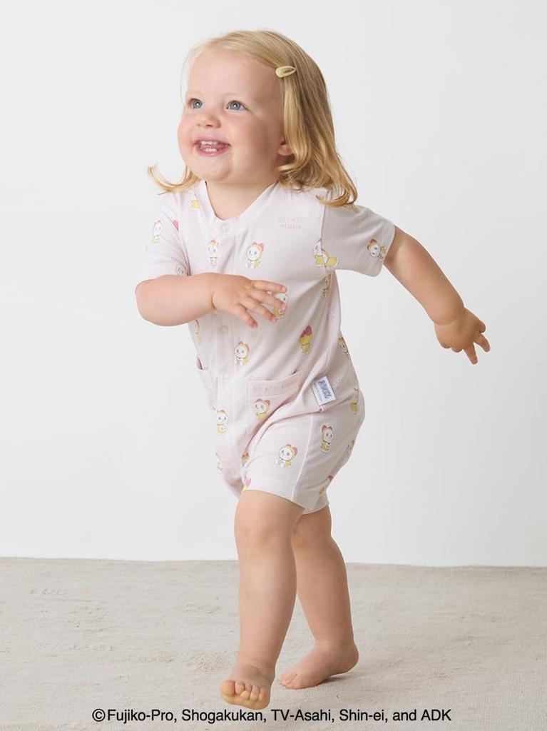 Gelato Pique Doraemon Baby Print Romper PBCO254412 PNK 80