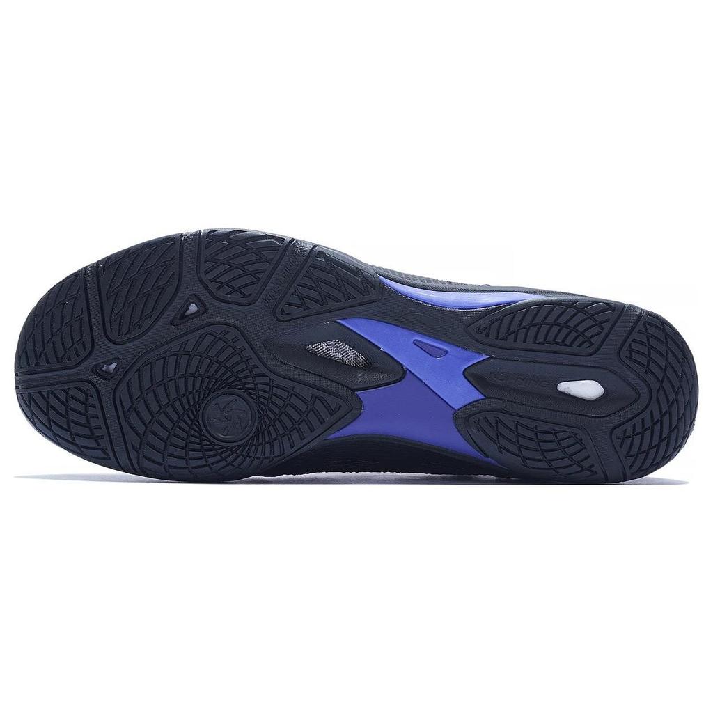 Li Ning Shock Absorbing Wear Resistant Low Top Table Tennis Shoes Unisex Shoes Black APPT003-4