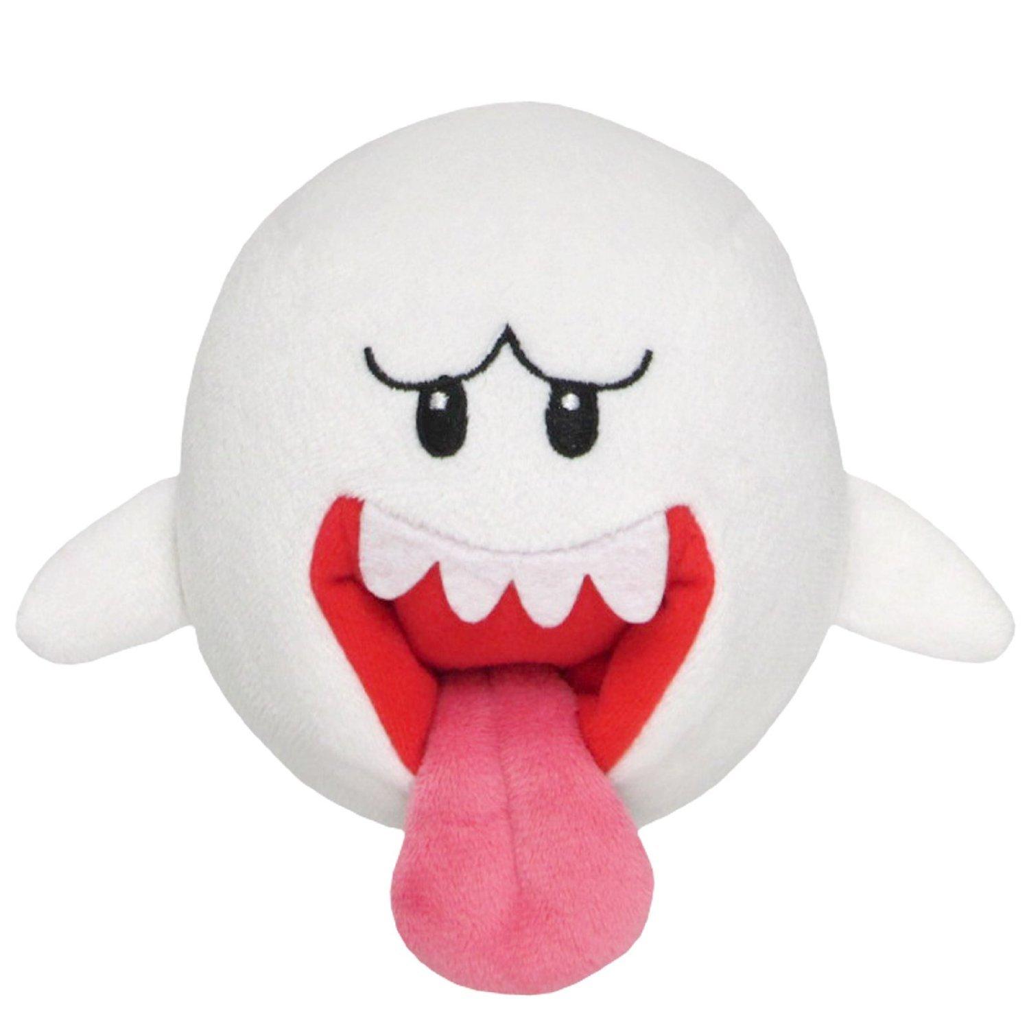 

Sanei Super Mario All Star Collection 4 Ghost Boo Plush, Small [item]