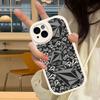 V-Volcom LOGO Mode Für IPhone 16 15 14 13 12 11 Pro Max Plus Leder Handyhülle