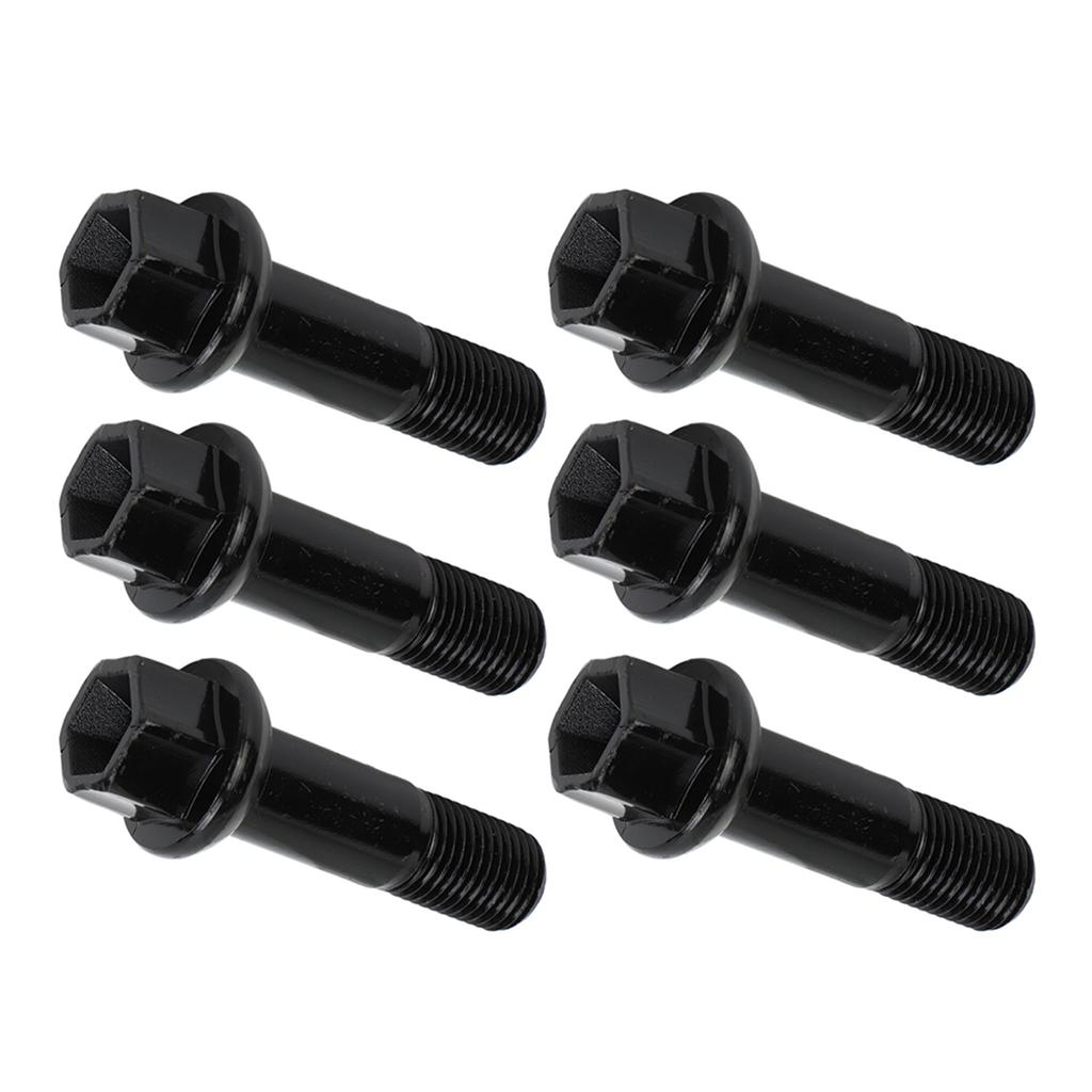 20pcs Black Wheel Lug Bolts Nuts Kit 0009907607 Metal Car Accessories Replacement for MERCEDES‑BENZ