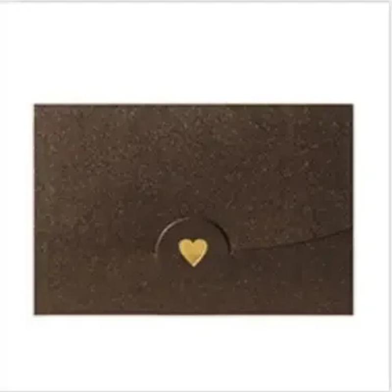 20pcs Mini Envelopes Small Greeting Card Name Card Envelope Hot Stamping Love Pearlescent Paper