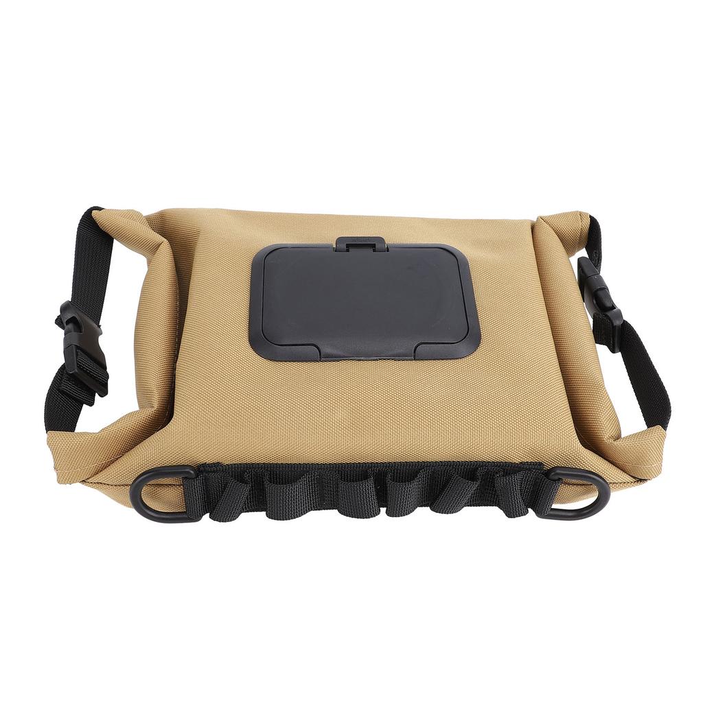 Travel Camping Wipes Dispenser Pull Out Type Large Capacity Canvas Portable Camping Wet Wipe Pouch