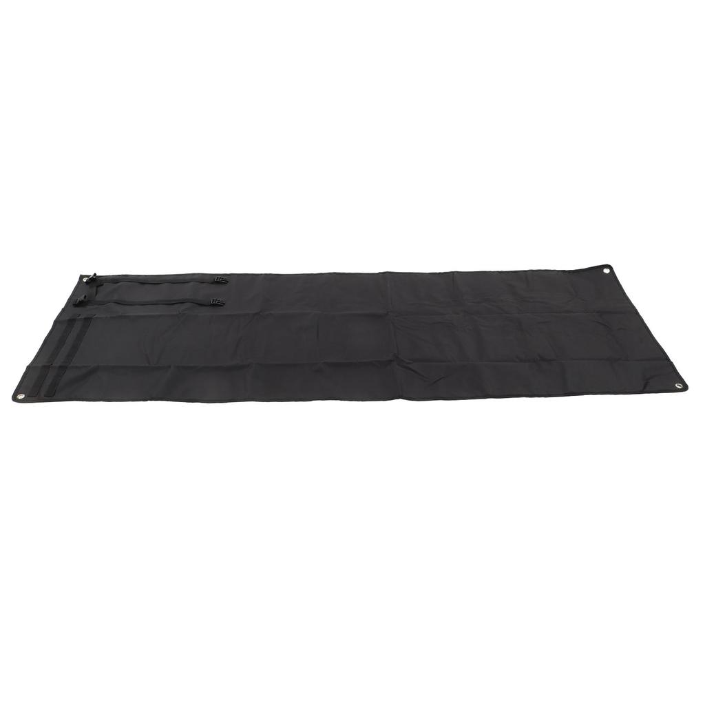 Outdoor Shooting Mat Roll Up Shooting Pad for Field Training Camping Double Sided Water Repellent Black