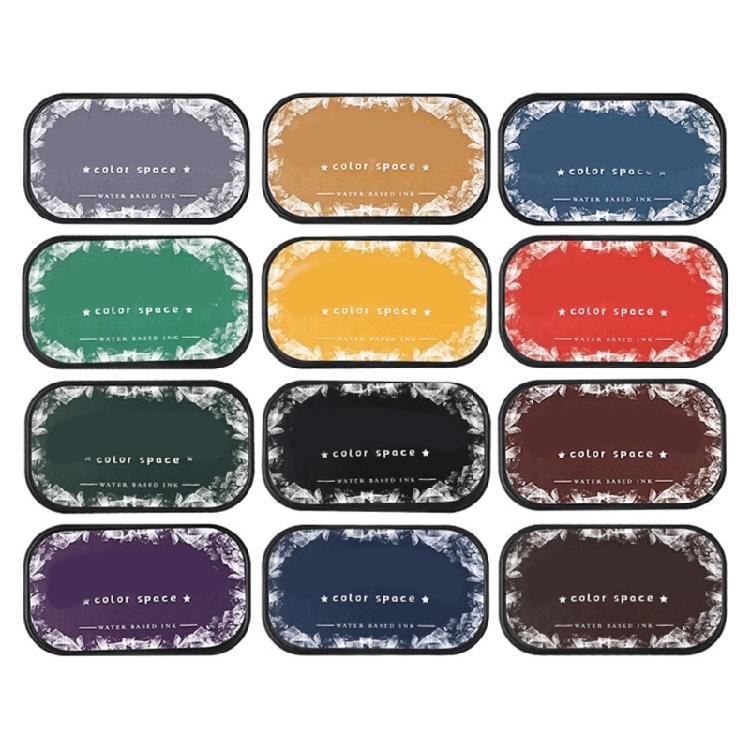 Retro Color Ink Pad Quick-Drying Ink Pad Water Based Ink Pad Scrapbooking Ink Pad for Artistic Creation