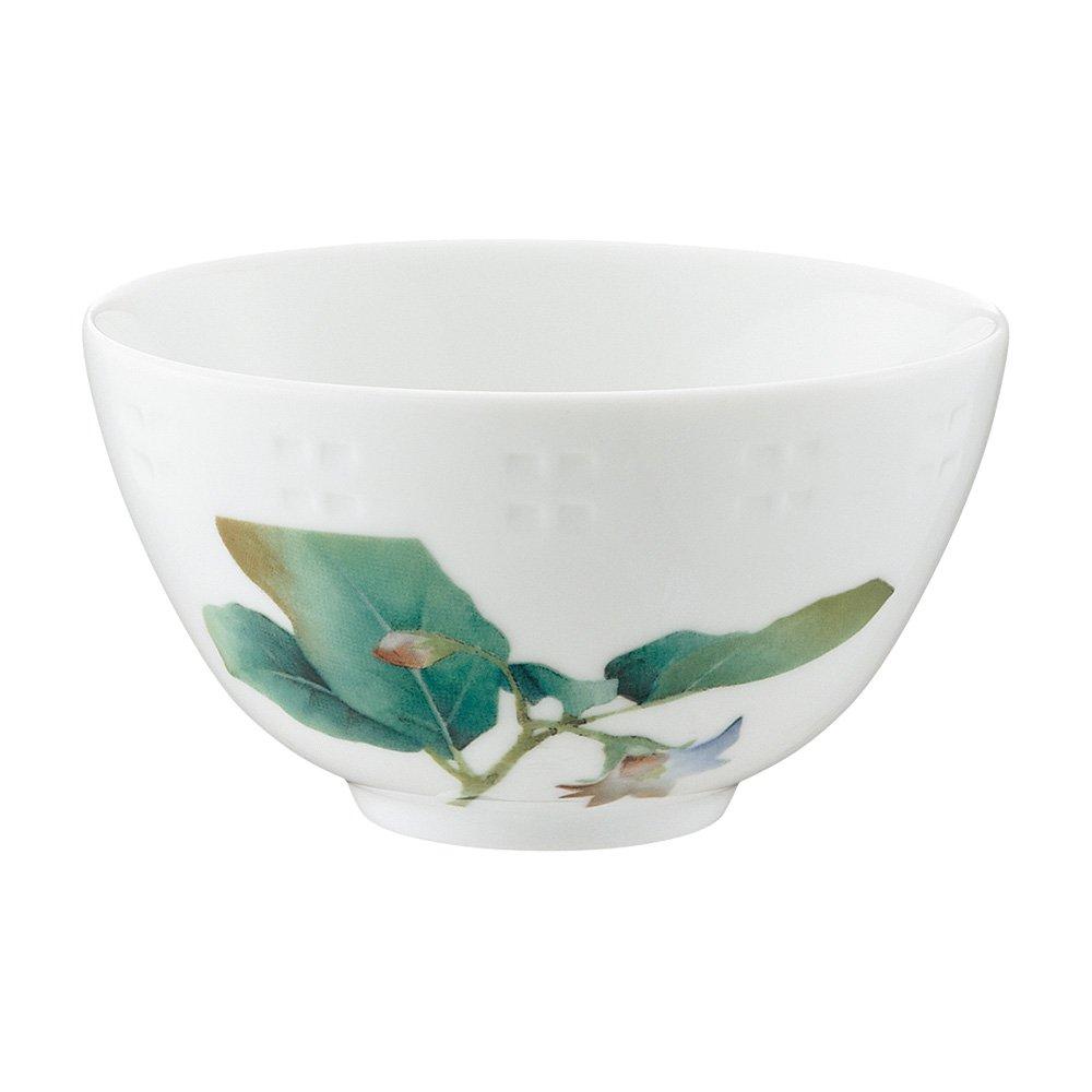 Noritake Rice Bowl Set of Different 345cc Kyoka Shunsai Microwave and Dishwasher Safe 2 Pieces Kintoki Carrot and Kamo Eggplant Fine Porcelain (Pair