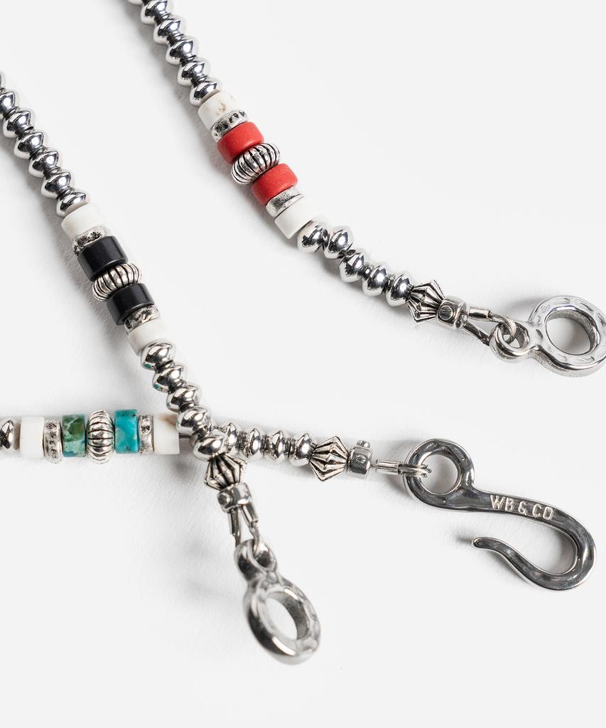 Wild Bricks W25 Metal Bead Bracelet (Black)