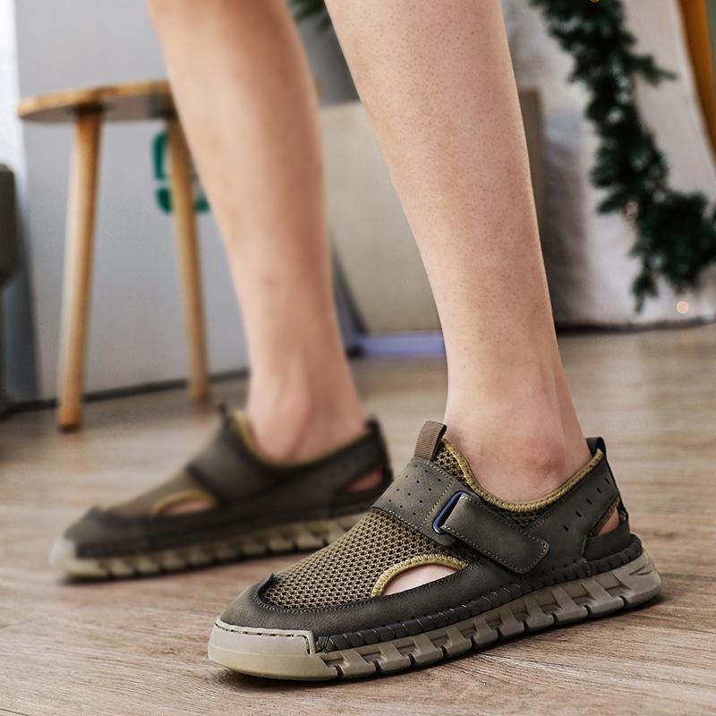 Zomer Heren Mesh Wandelschoenen Ademend Holle Outdoor Sneakers Klimschoenen Heren Sport Antislip Schoenen