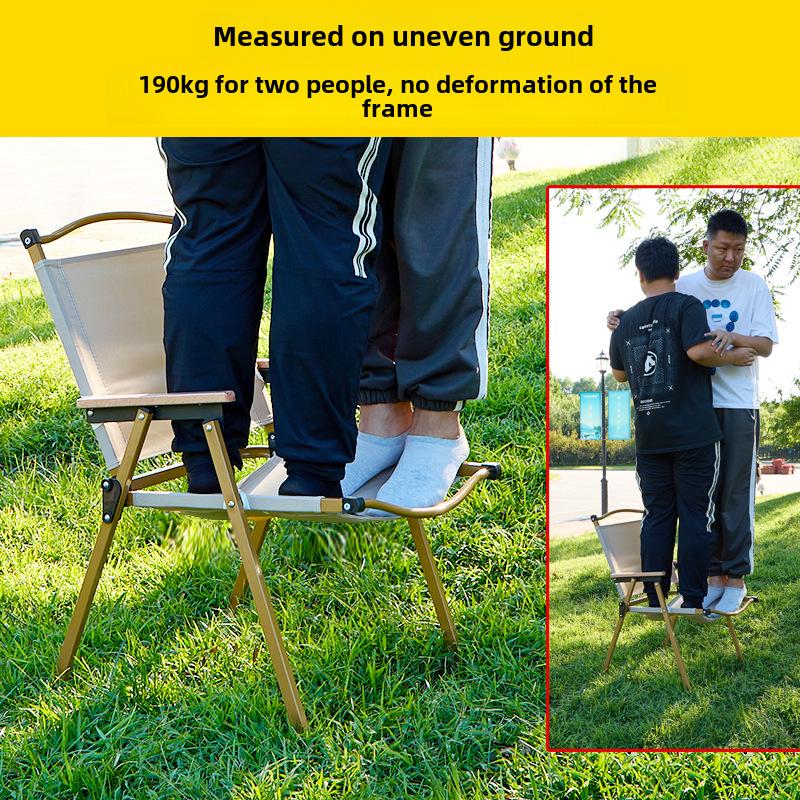 Kermit Outdoor Folding Table and Chair Set - Portable Camping and Beach Chair