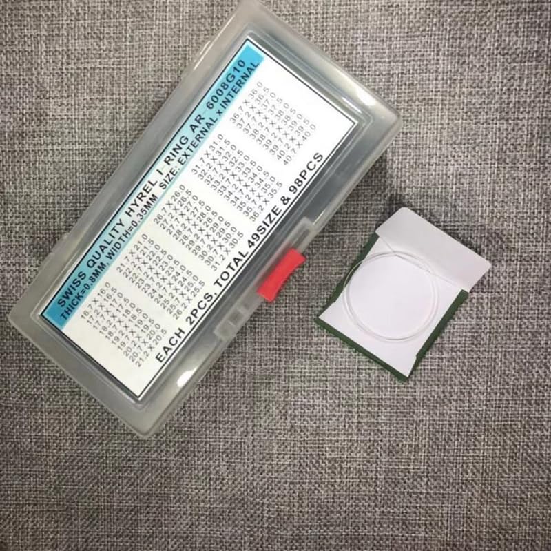 Watch 1 Box Quartz Crystal Rubber Waterproof O Ring Gasket for Watch Repair Parts 0.8mm 1.0mm