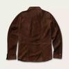 AL KHALID Stylish Shirt Casual Handmade Men's Brown Soft Suede Leaher Shirt Real Lambskin