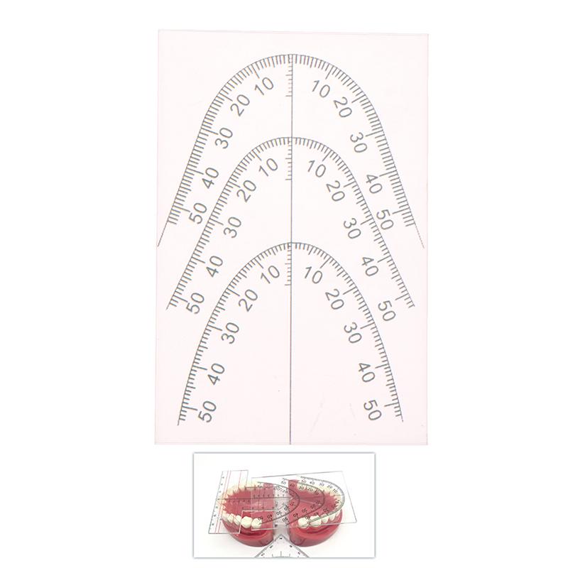 Dental Lab Denture Drawing And Alignment Dental Ruler T-Shape Examination Orthodontic Symmetry Measurements Tools