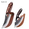 Three-piece Slaughter Knife Boning Knife Hammer Carving Knife Hand-forged Multi-function Cutlass Professional Chef's Knife