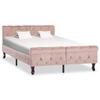 Bed Frame Without Mattress Velvet 120x200 Cm