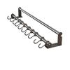 No-Drill Stainless Steel Kitchen Hook Rack