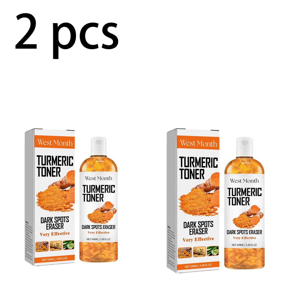 West&Month Anti-Dark Turmeric Toner ,Deeply Hydrates and Moisturizes, Brightens and Firms Facial Skin, Suitable for Face 100ml