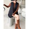 Tooxika New Two-button Solid Color Vest For Spring And Autumn Outerwear Suit Jacket