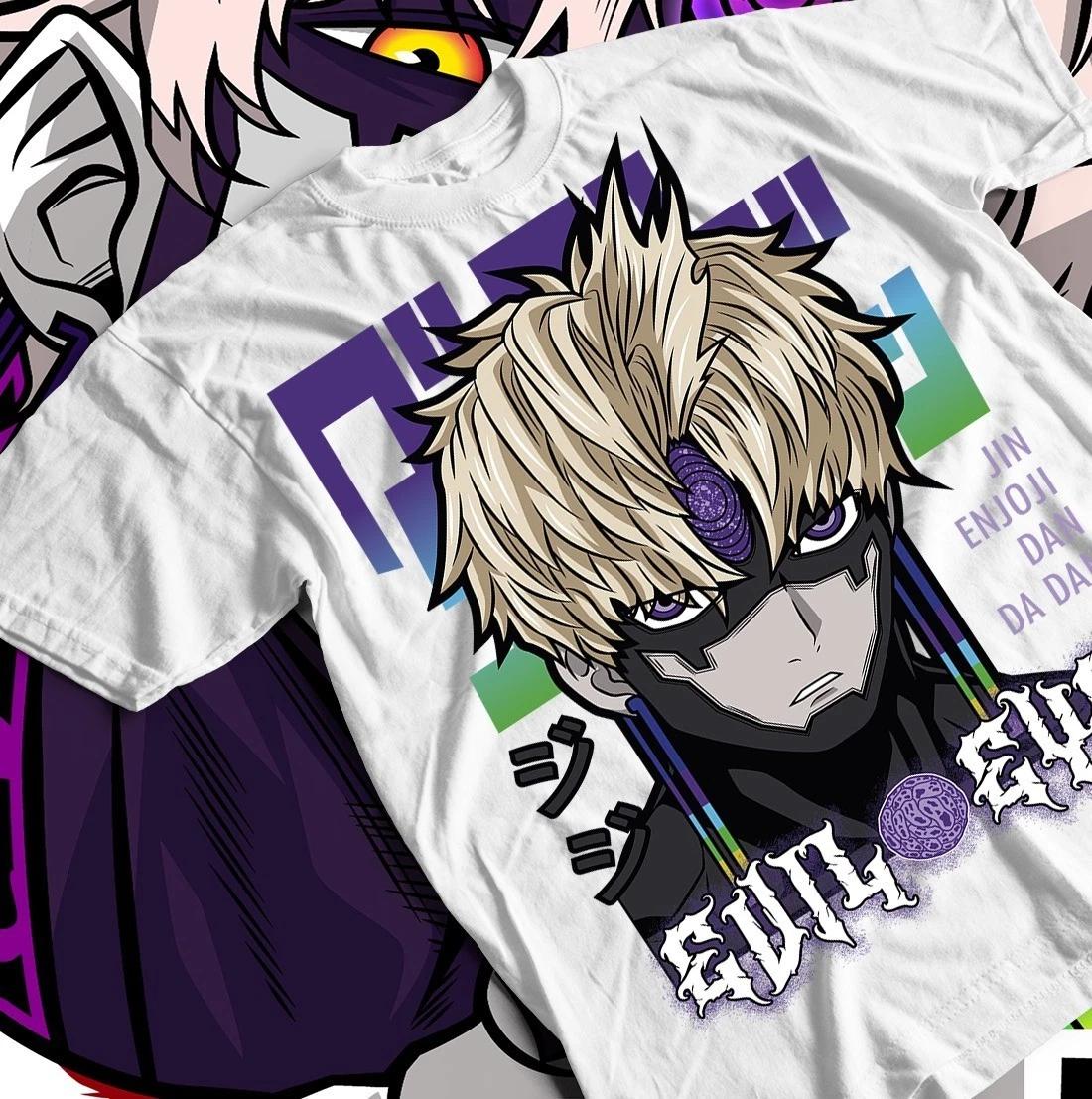 Унисекс футболка с глазом Фатимы, Футболка Dandadan, Глаз Защиты, Дизайн с глазом Фатимы, Унисекс L