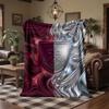 Burnley Football Print Flannel Blanket Soft Warm Sofa Bed Throw Blanket For Home Office Bedroom