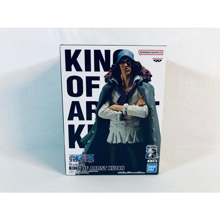 Figurine - BANDAI - King of Artist Kuzan - One Piece - Gris - Détail &amp; pose charismatique