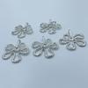 5 Pieces Flower Pendants Small Flower DIY Necklace Bracelet Supplies Alloy Material for Bracelet Bangle Necklace Jewelry