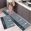 Tappetino da cucina Tappeto a striscia lunga per corridoio della camera da letto Tappeto morbido e antiscivolo Tappetino per ingresso Accessori da cucina